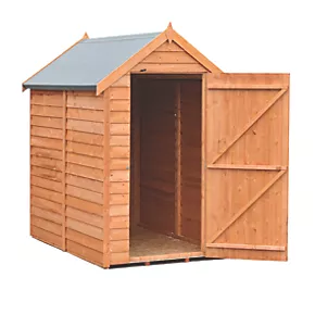 Shire 4' x 6' (Nominal) Apex Overlap Timber Shed - Image 2