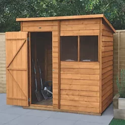 Forest 6' x 4' (Nominal) Pent Overlap Timber Shed