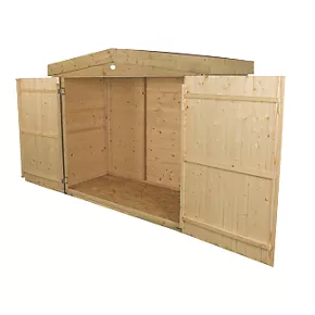 Forest 6' x 2' 6" (Nominal) Apex Shiplap Timber Storage Box - Image 5