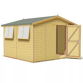 Shire 10' x 10' (Nominal) Apex Shiplap Timber Workshop