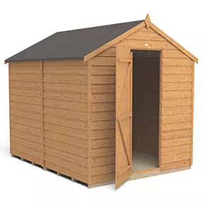 Forest 6' x 8' (Nominal) Apex Overlap Timber Shed - Image 3