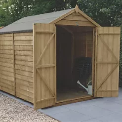 Forest 6' x 8' (Nominal) Apex Overlap Timber Shed