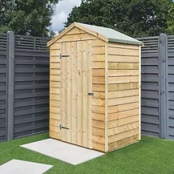 Rowlinson 4' x 3' (Nominal) Apex Overlap Timber Shed