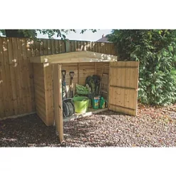 Forest 6' x 2' 6" (Nominal) Apex Overlap Timber Storage Box