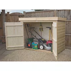 Forest 6' x 2' 6" (Nominal) Pent Shiplap Timber Storage Box