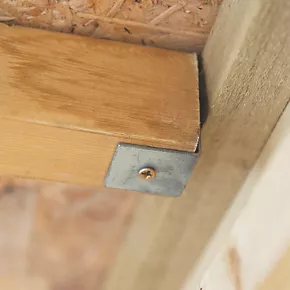 Forest 6' x 4' (Nominal) Pent Overlap Timber Shed with Base - Image 6