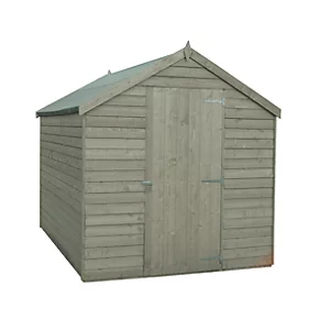Shire 6' x 8' (Nominal) Apex Overlap Timber Shed - Image 2