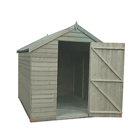 Shire 6' x 8' (Nominal) Apex Overlap Timber Shed - Image 3