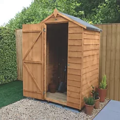 Forest 4' x 3' (Nominal) Apex Overlap Timber Shed