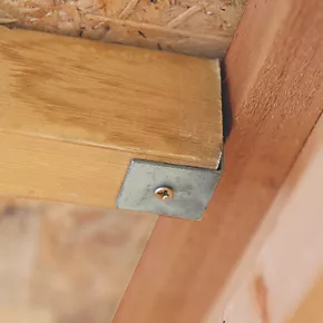 Forest 7' x 5' (Nominal) Pent Overlap Timber Shed with Base & Assembly - Image 6