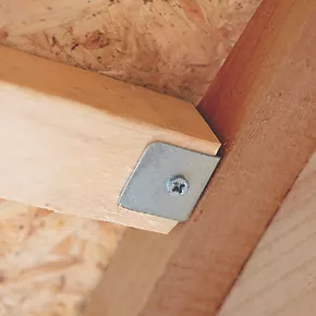 Forest 7' x 5' (Nominal) Apex Overlap Timber Shed with Base & Assembly - Image 5