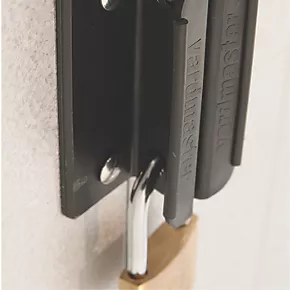 Yardmaster 9' 6" x 6' (Nominal) Apex Shiplap Metal Shed Stone Grey - Image 3