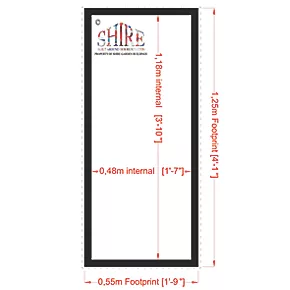 Shire 321Ltr 4' x 2' (Nominal) Timber Patio Box - Image 5