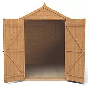 Forest 6' x 8' (Nominal) Apex Overlap Timber Shed - Image 4