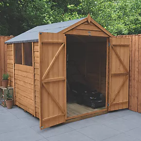 Forest 6' x 8' (Nominal) Apex Overlap Timber Shed