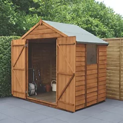 Forest 7' x 5' (Nominal) Apex Overlap Timber Shed with Assembly