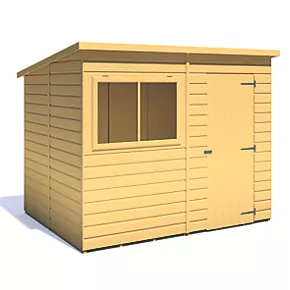 Shire 8' x 6' (Nominal) Pent Shiplap T&G Timber Shed - Image 3