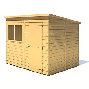 Shire 8' x 6' (Nominal) Pent Shiplap T&G Timber Shed