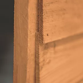 Forest 5' x 7' (Nominal) Apex Overlap Timber Shed with Assembly - Image 5