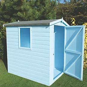 Shire 6' x 4' (Nominal) Apex Shiplap T&G Timber Shed - Image 2