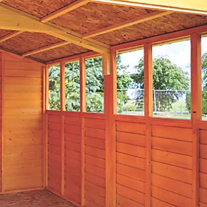 Shire 10' x 10' (Nominal) Apex Overlap Timber Workshop - Image 2