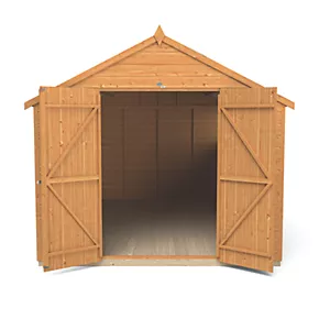 Forest Delamere 8' x 11' 6" (Nominal) Apex Shiplap T&G Timber Shed - Image 4
