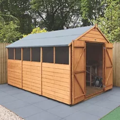 Forest Delamere 8' x 11' 6" (Nominal) Apex Shiplap T&G Timber Shed