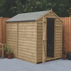Forest 5' x 7' (Nominal) Apex Overlap Timber Shed