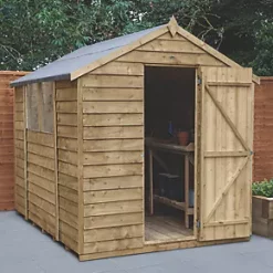 Forest 6' x 8' (Nominal) Apex Overlap Timber Shed
