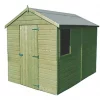 Shire 8' x 6' (Nominal) Apex Shiplap T&G Timber Shed