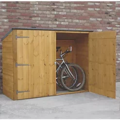 Shire 6' x 2' 6" (Nominal) Pent Timber Bike Store