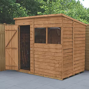 Forest 7' x 5' (Nominal) Pent Overlap Timber Shed