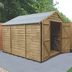 Forest 8' x 10' (Nominal) Apex Overlap Timber Shed