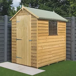 Rowlinson 4' x 6' (Nominal) Apex Overlap Timber Shed