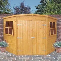 Shire 6' 6" x 6' 6" (Nominal) Pent Shiplap T&G Timber Shed