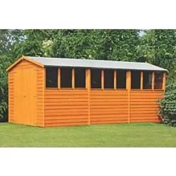 Shire 15' x 10' (Nominal) Apex Overlap Timber Workshop