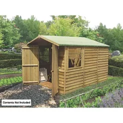 Shire 6' 6" x 9' 6" (Nominal) Apex Overlap Timber Shed