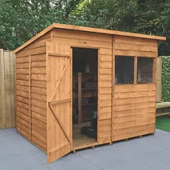 Forest 8' x 6' (Nominal) Pent Overlap Timber Shed