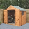 Forest Delamere 7' x 5' (Nominal) Apex Shiplap T&G Timber Shed with Base & Assembly