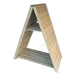 Shire Small Triangular 2' 6" x 1' 6" (Nominal) Timber Log Store