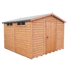 Shire Security 10' x 10' (Nominal) Apex Shiplap T&G Timber Shed