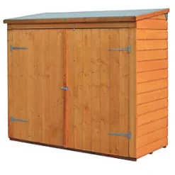 Rowlinson Shiplap 6' x 2' 6" (Nominal) Pent Timber Bike Store