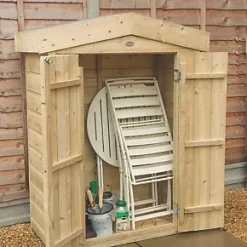 Forest 3' x 1' 6" (Nominal) Apex Shiplap Timber Garden Store