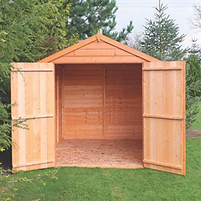 Shire 6' 6" x 5' 6" (Nominal) Apex Overlap Timber Shed - Image 3