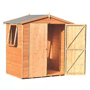 Shire 6' x 4' (Nominal) Apex Shiplap T&G Timber Shed - Image 2