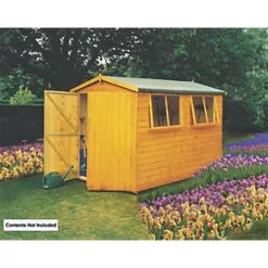 Shire Atlas 10' x 10' (Nominal) Apex Shiplap T&G Timber Workshop