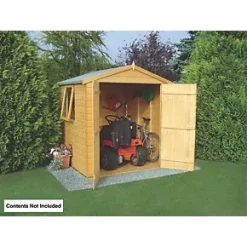 Shire Arran 6' x 6' (Nominal) Apex Shiplap T&G Timber Shed