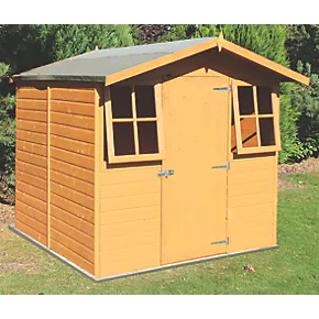 Shire 6' 6" x 6' 6" (Nominal) Apex Shiplap T&G Timber Shed