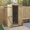 Forest 4' x 3' (Nominal) Apex Overlap Timber Shed