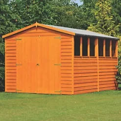 Shire 10' x 8' (Nominal) Apex Overlap Timber Workshop